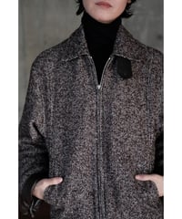 BISOWN /  LOOP TWEED SEAM POCKET BLOUSON(HERRINGBONE LOOP TWEED)