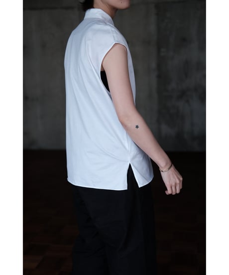 LIFiLL / GIZA45 Sleeveless Shirt(White)