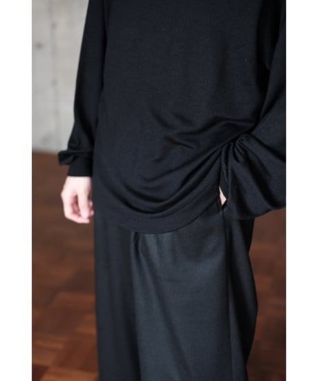 LIFiLL / Woolish Longsleeve Tee(Black)