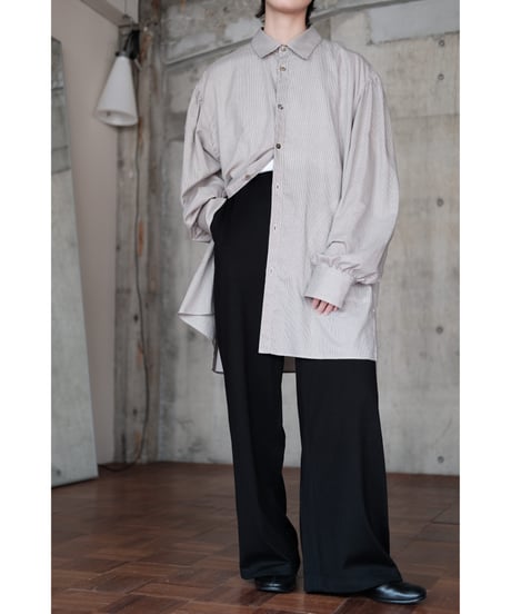 LIFiLL / Cottony Relax Wide Pants(Black)