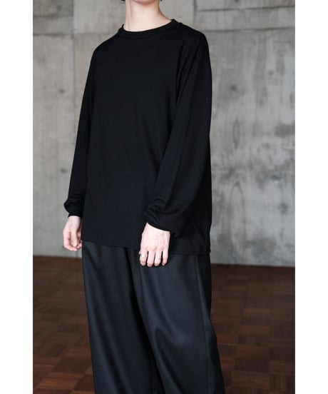 LIFiLL / Woolish Longsleeve Tee(Black)