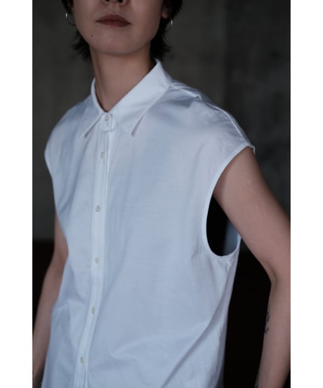 LIFiLL / GIZA45 Sleeveless Shirt(White)