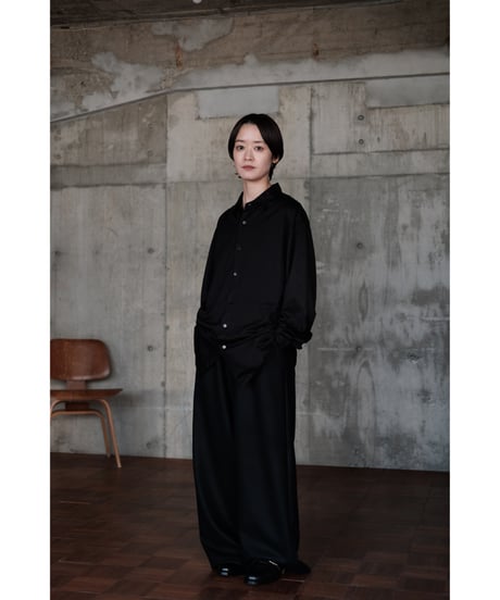 LIFiLL / 【Special Edition】GIZA45 Oversized Shirt(Kyoto Black)