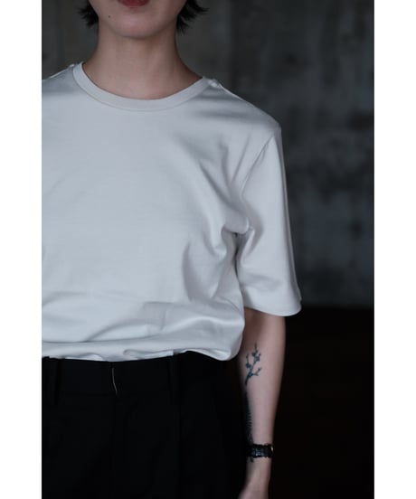 LIFiLL / Cottony Compact Tee(Light Grey)