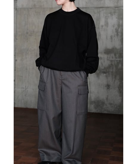 LIFiLL / Cottony 吊裏毛 Oversized Sweat(Black)