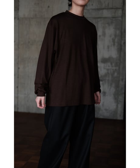 LIFiLL / Woolish Longsleeve Tee(Brown)