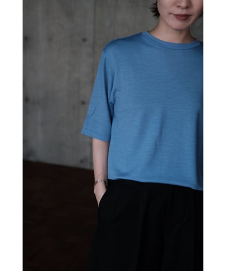 LIFiLL / Woolish Tee(Blue)
