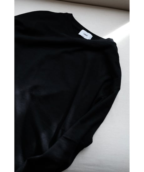 LIFiLL / Super200's Wool Longsleeve Tee(Black)