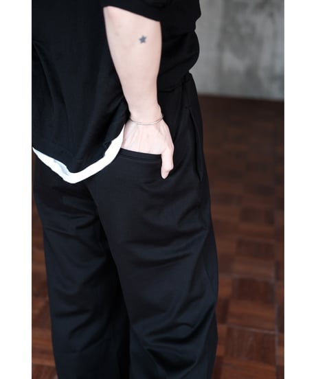 LIFiLL / Cottony Relax Wide Pants(Black)