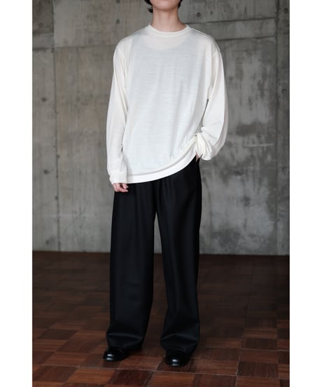 LIFiLL / Woolish Longsleeve Tee(Off White)