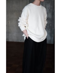【26AW先行予約商品】LIFiLL / Cottony Crewneck Sweater(Ecru)