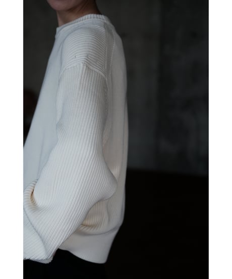 【26AW先行予約商品】LIFiLL / Cottony Crewneck Sweater(Ecru)