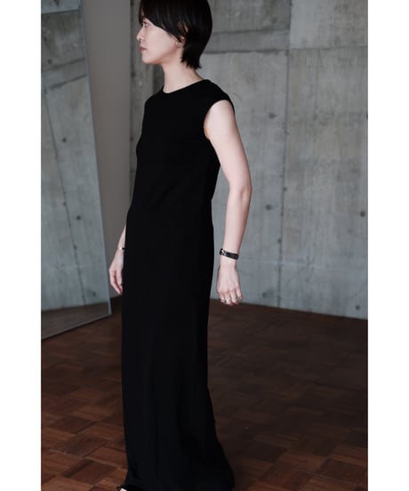LIFiLL / Cottony Sleeveless Dress(Black)