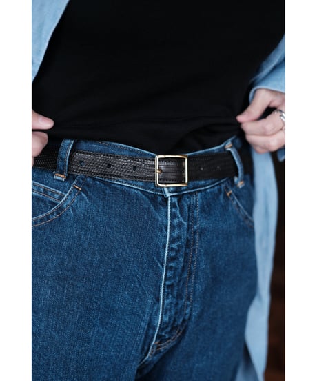 BISOWN / LIZARD SQUARE CLASSIC BELT(3colors)