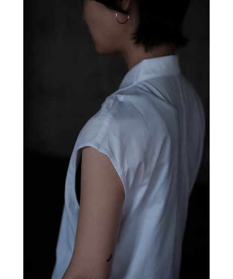 LIFiLL / GIZA45 Sleeveless Shirt(White)