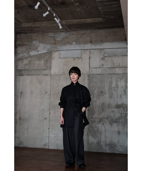 un/unbient / Easy Trousers(Mixed Grey)