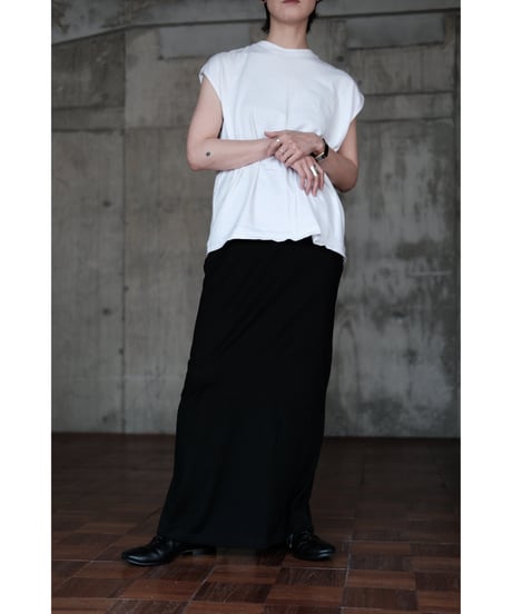 LIFiLL / Cottony Long Skirt(Black)