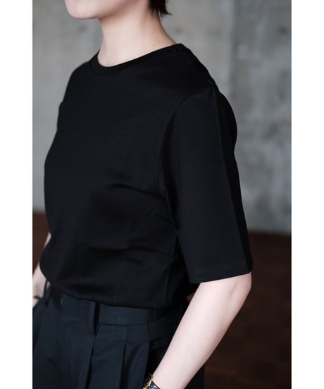 LIFiLL / Cottony Compact Tee(Black)