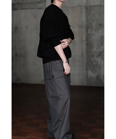 LIFiLL / Cottony 吊裏毛 Oversized Sweat(Black)