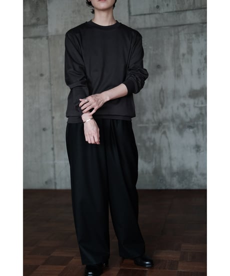 LIFiLL / Cottony Longsleeve Tee(Charcoal)