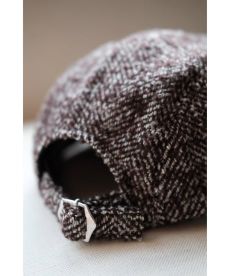 BISOWN / LOOP TWEED CAP(HERRINGBONE LOOP TWEED)