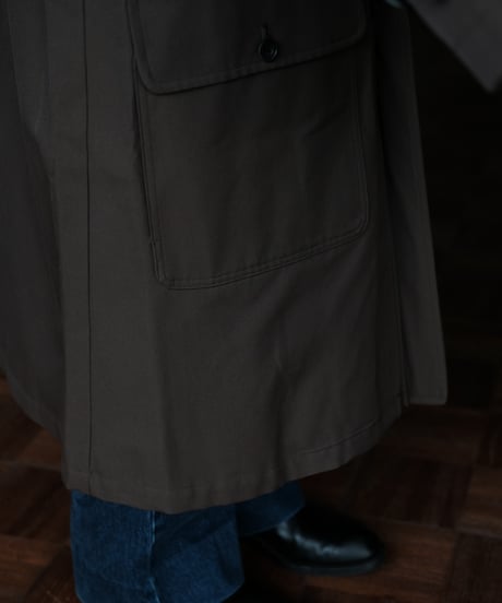 BISOWN / WOOL COTTON GAME COAT(KHAKI)