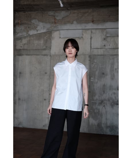 LIFiLL / GIZA45 Sleeveless Shirt(White)