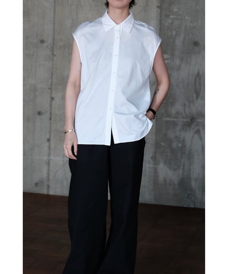 LIFiLL / GIZA45 Sleeveless Shirt(White)
