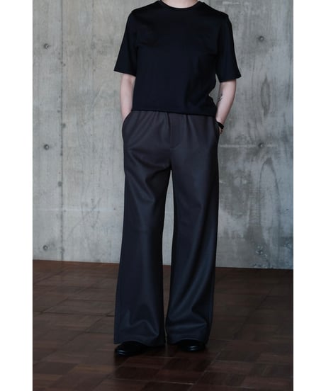 【26AW先行予約商品】 LIFiLL / Woolish Milled Smooth Relax Pants(Charcoal)