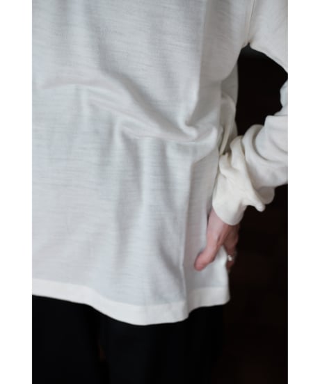 LIFiLL / Woolish Longsleeve Tee(Off White)