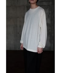 LIFiLL / Woolish Longsleeve Tee(Off White)