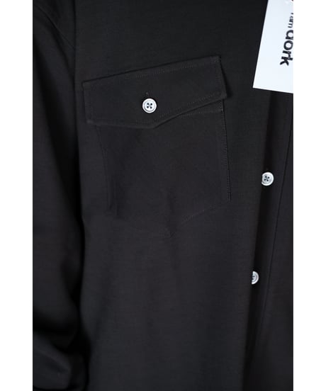 I am dork / Work Shirt(ViscoseCotton/Brown)