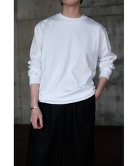 LIFiLL / Cottony Longsleeve Tee(White)