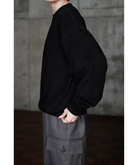 LIFiLL / Cottony 吊裏毛 Oversized Sweat(Black)