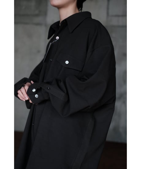 I am dork / Work Shirt(ViscoseCotton/Brown)
