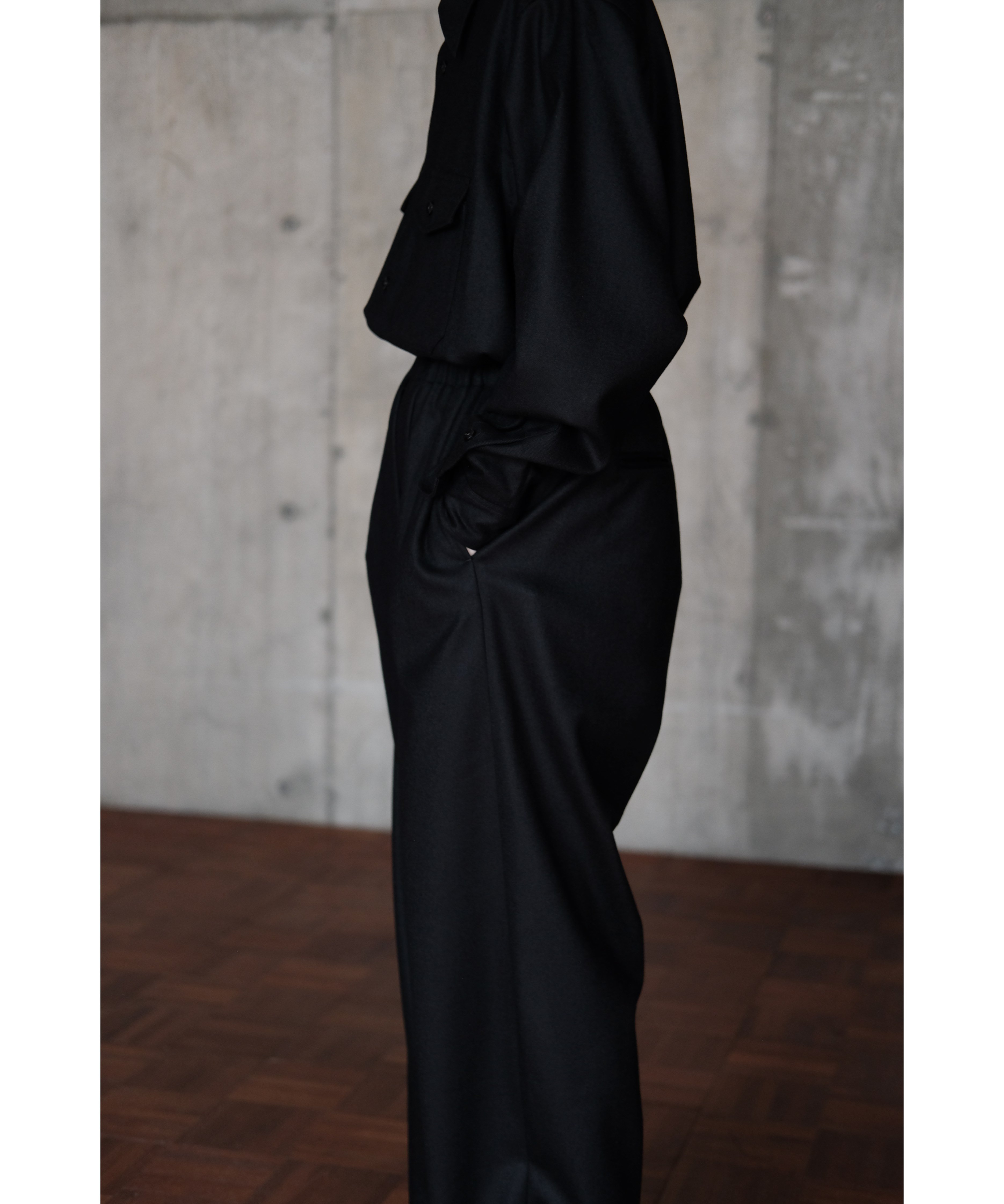 un/unbient / Easy Trousers(Black) | PARK