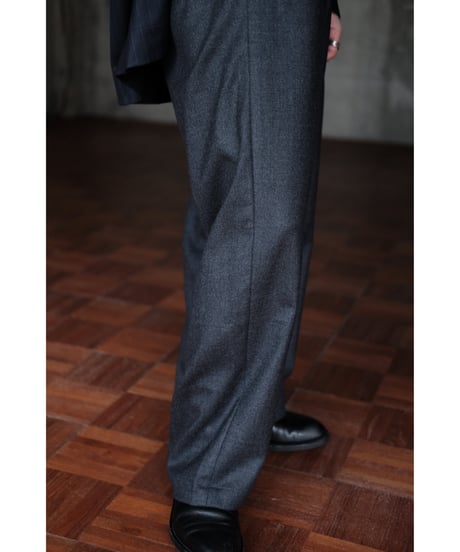 un/unbient / Easy Trousers(Mixed Grey)