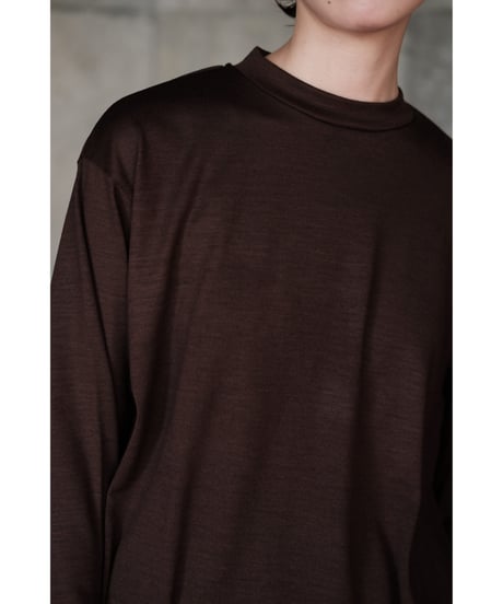 LIFiLL / Woolish Longsleeve Tee(Brown)