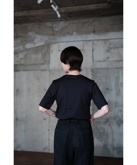 LIFiLL / Cottony Compact Tee(Navy)