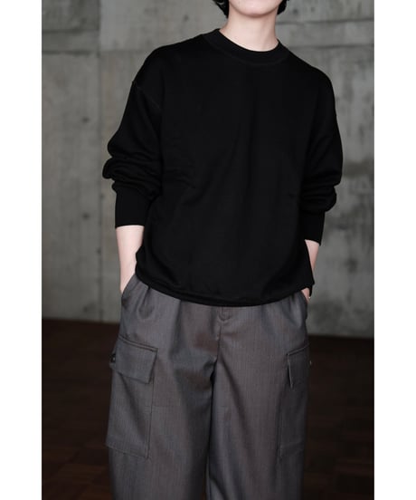 LIFiLL / Cottony 吊裏毛 Oversized Sweat(Black)