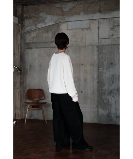 【26AW先行予約商品】LIFiLL / Cottony Crewneck Sweater(Ecru)