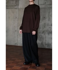 LIFiLL / Woolish Longsleeve Tee(Brown)