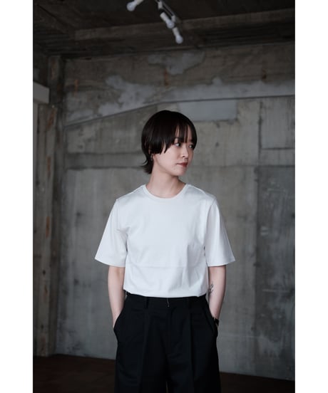 LIFiLL / Cottony Compact Tee(Light Grey)