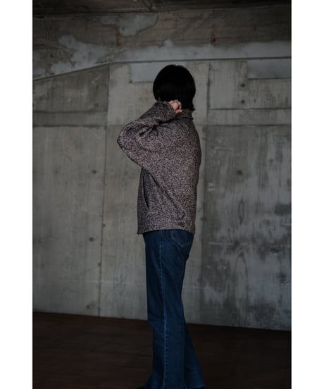 BISOWN /  LOOP TWEED SEAM POCKET BLOUSON(HERRINGBONE LOOP TWEED)