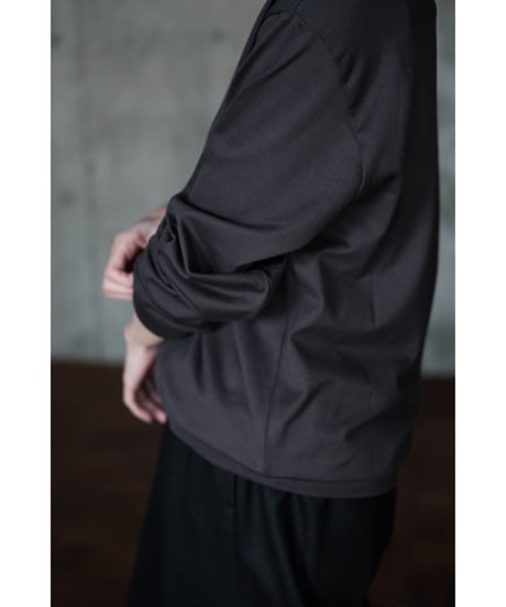 LIFiLL / Cottony Longsleeve Tee(Charcoal)