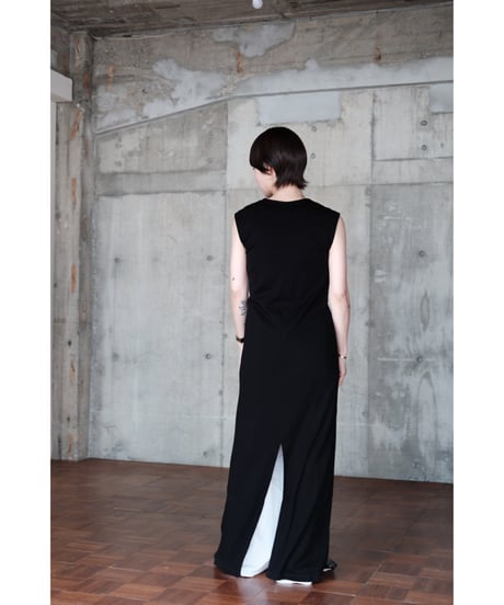 LIFiLL / Cottony Sleeveless Dress(Black)