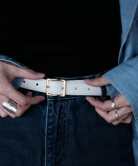 BISOWN / LIZARD SQUARE CLASSIC BELT(3colors)