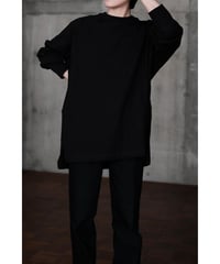 ANSNAM / Honeycomb Crewneck Longsleeve(Black)