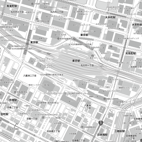 東京駅周辺4種類
