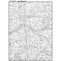 C名古屋市北区1/25000白地図タウンロード販売